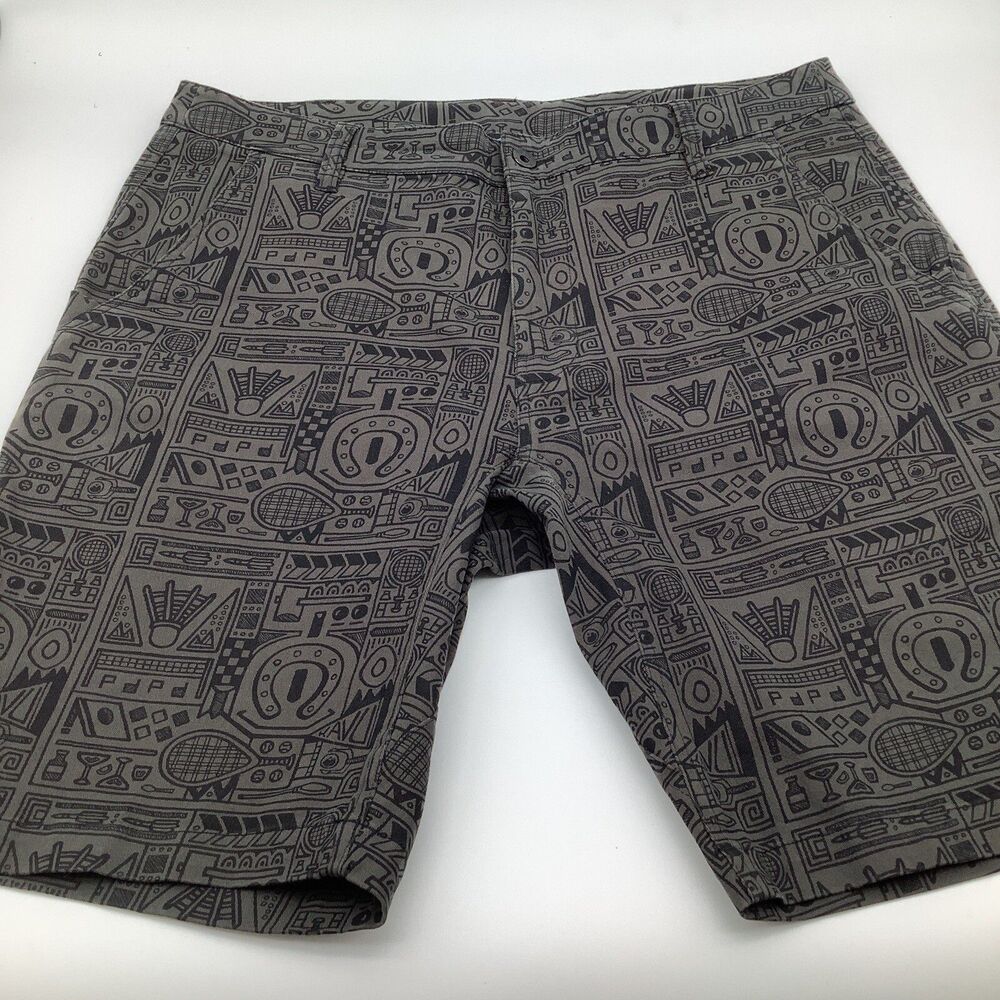 Kavu Mens Shorts Summer Fun Pattern Size‎ 34